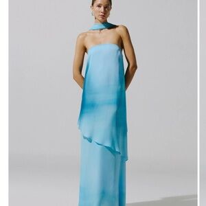 Baobab El Maxi Dress in Cascade Blue